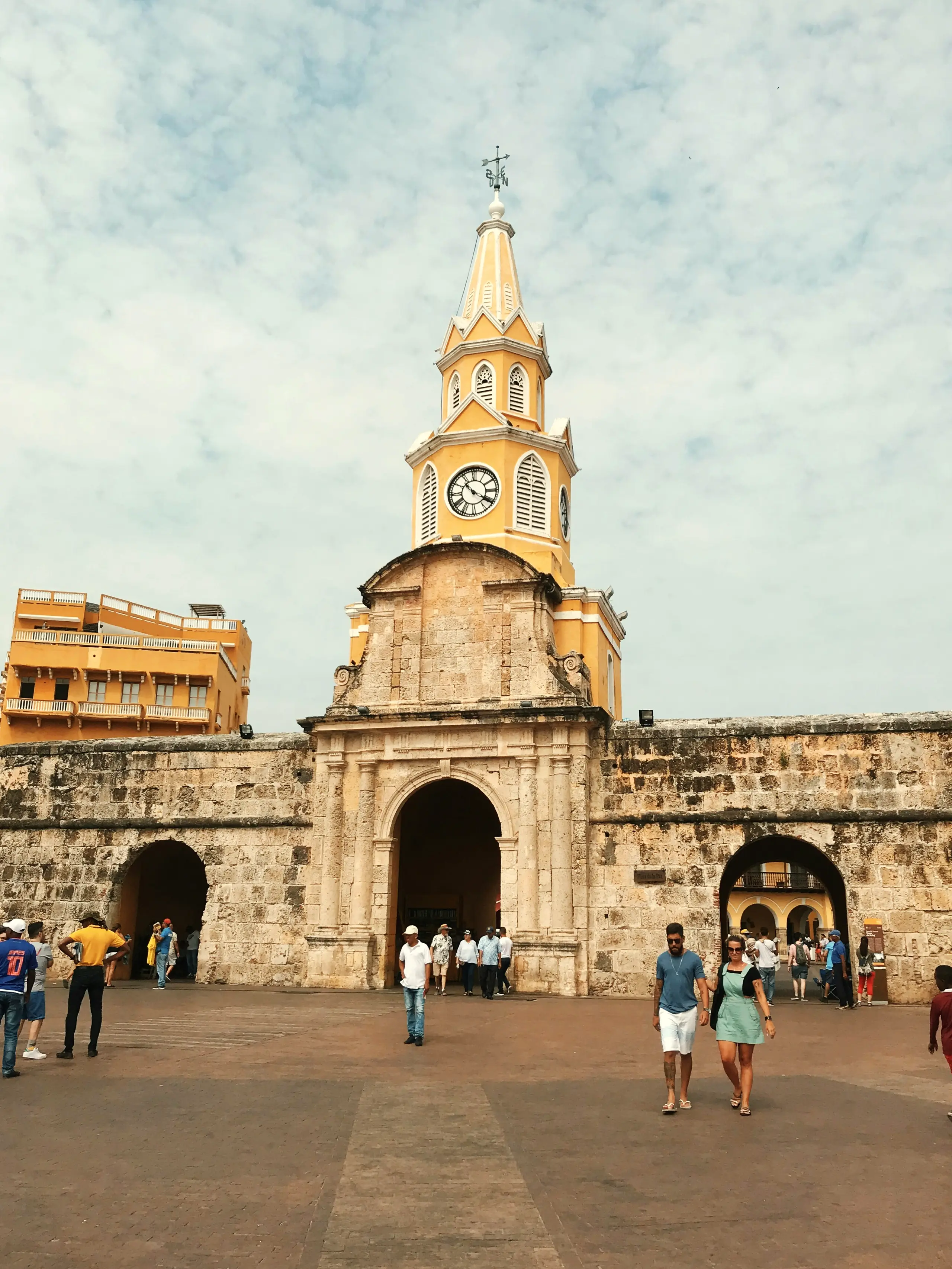 Clock Tower above the gate to the walled city